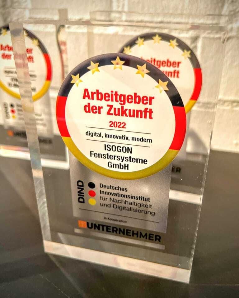 Isogon Fenstersysteme GmbH Award 2022