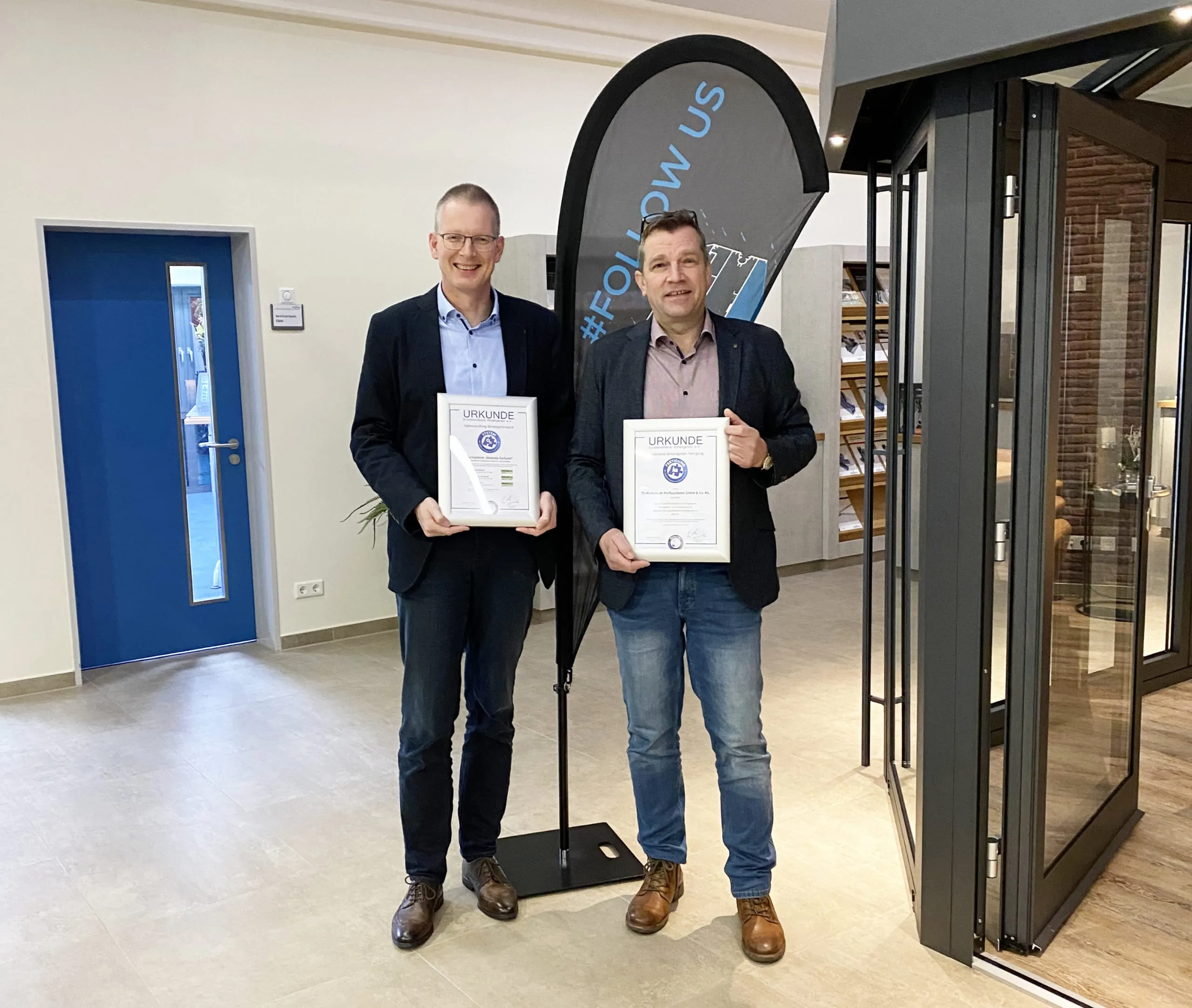 TS-Aluminium vom Bundesverband Wintergarten zertifiziert