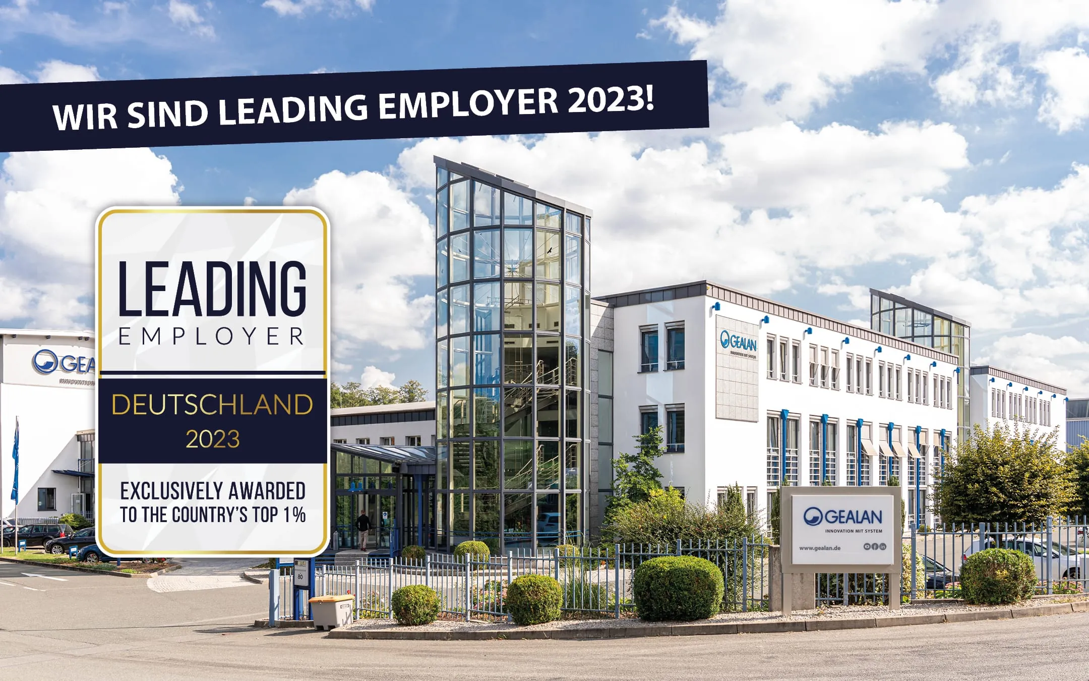 Gealan erneut als Top-Arbeitgeber ausgezeichnet