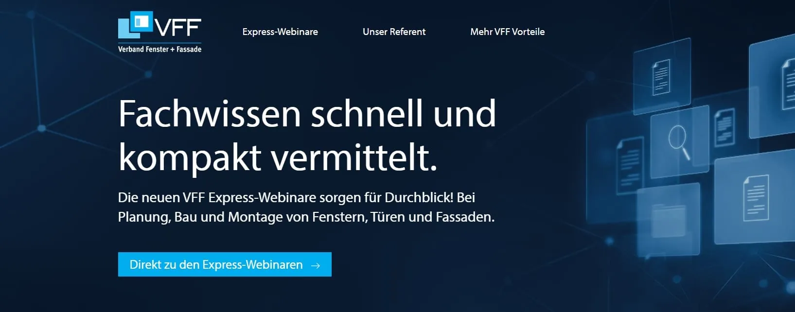 VFF lanciert neue Express-Webinar-Reihe