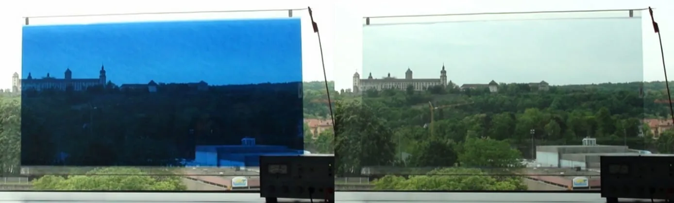 Nachrüstung von Fenstern und Glasfassaden: Mit elektrochromen Folien den Lichteinfall steuern