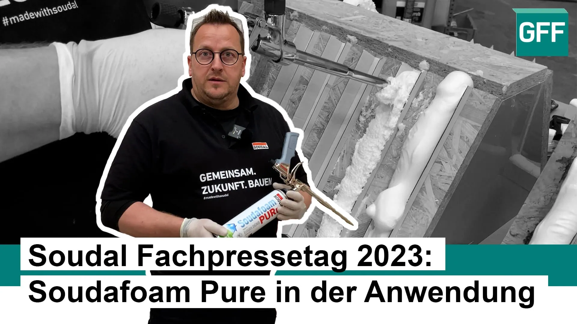 Soudal Fachpressetag 2023: Soudafoam Pure in der Anwendung
