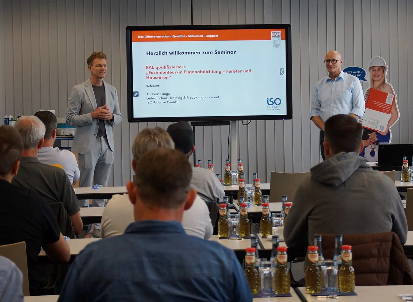 Iso-Chemie ist Ausbildungspartner für RAL-Fachmonteur Fugenabdichtung