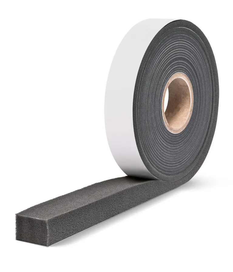 Das Hannoband-Therm eignet sich zur Wärme- und Schalldämmung und schützt vor Zugluft, Staub, Flugschnee und Feuchtigkeit.