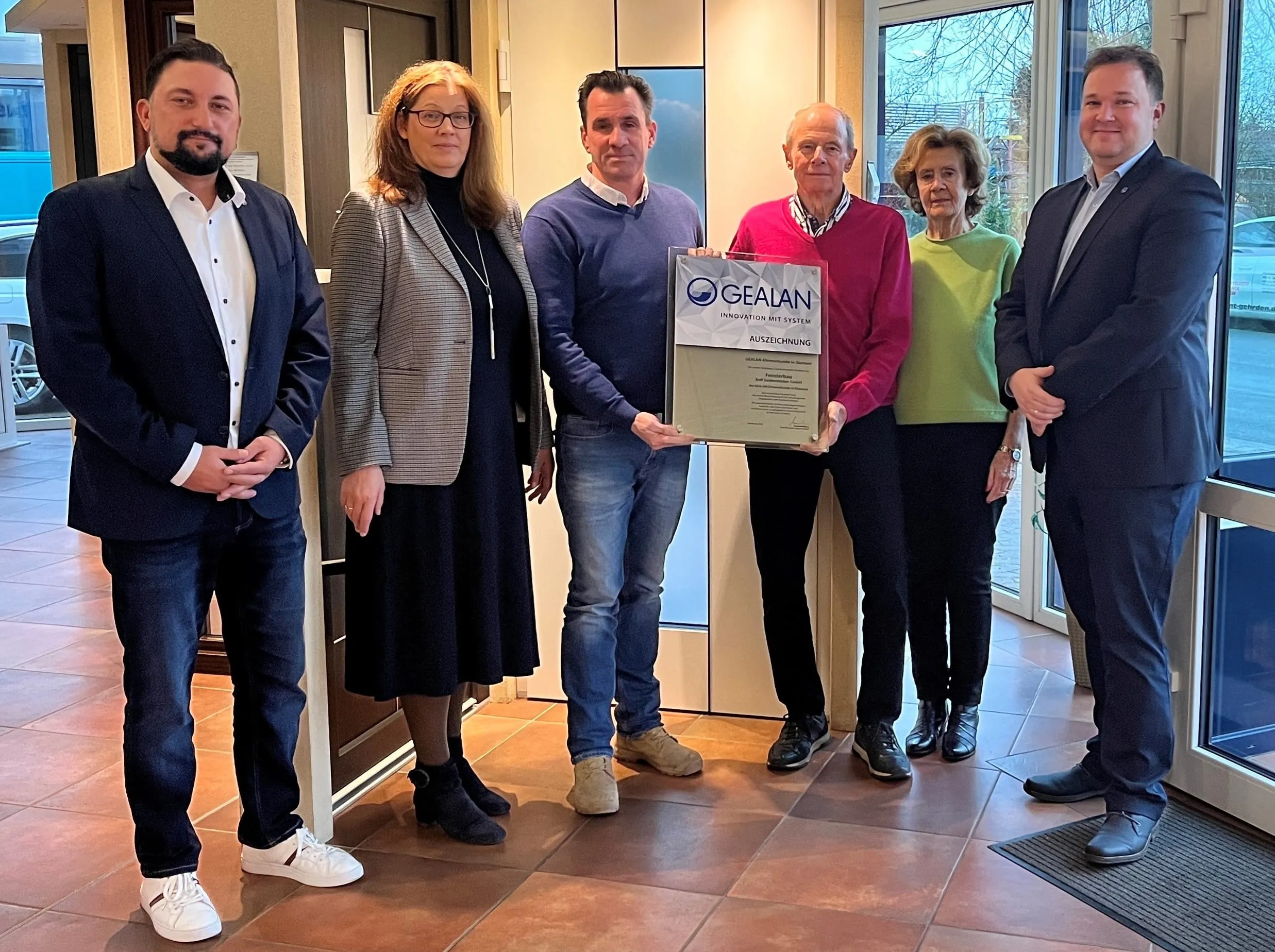 Gealan und Seidensticker Fensterbau feiern 50 Jahre Partnerschaft