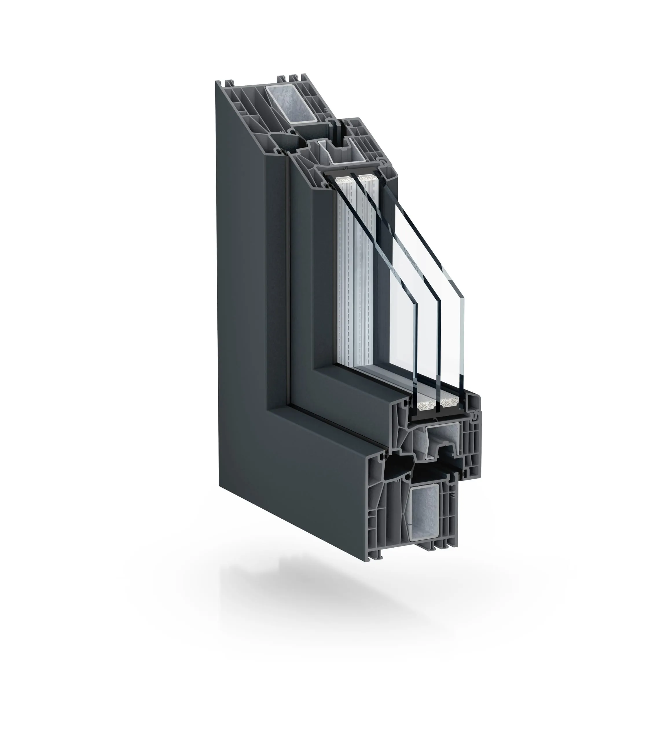 Fensterprofile aus recycelbarem Material und Hybrid-Systeme