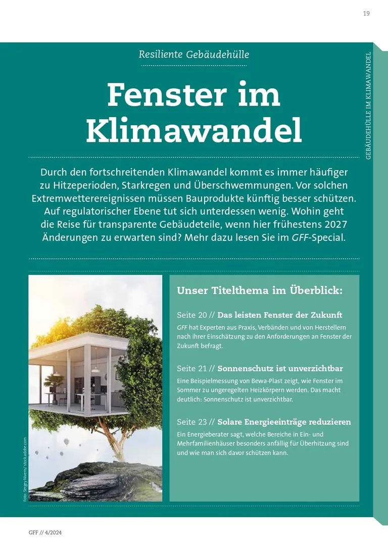 Die GFF April-Ausgabe ist am 16. April erschienen.