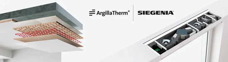 Heizen, Lüften, Kühlen: In einer Kooperation bündeln Argilla Therm und Siegenia jetzt ihre Kompetenzen zu einer neuen Komplettlösung für den Objektbau.