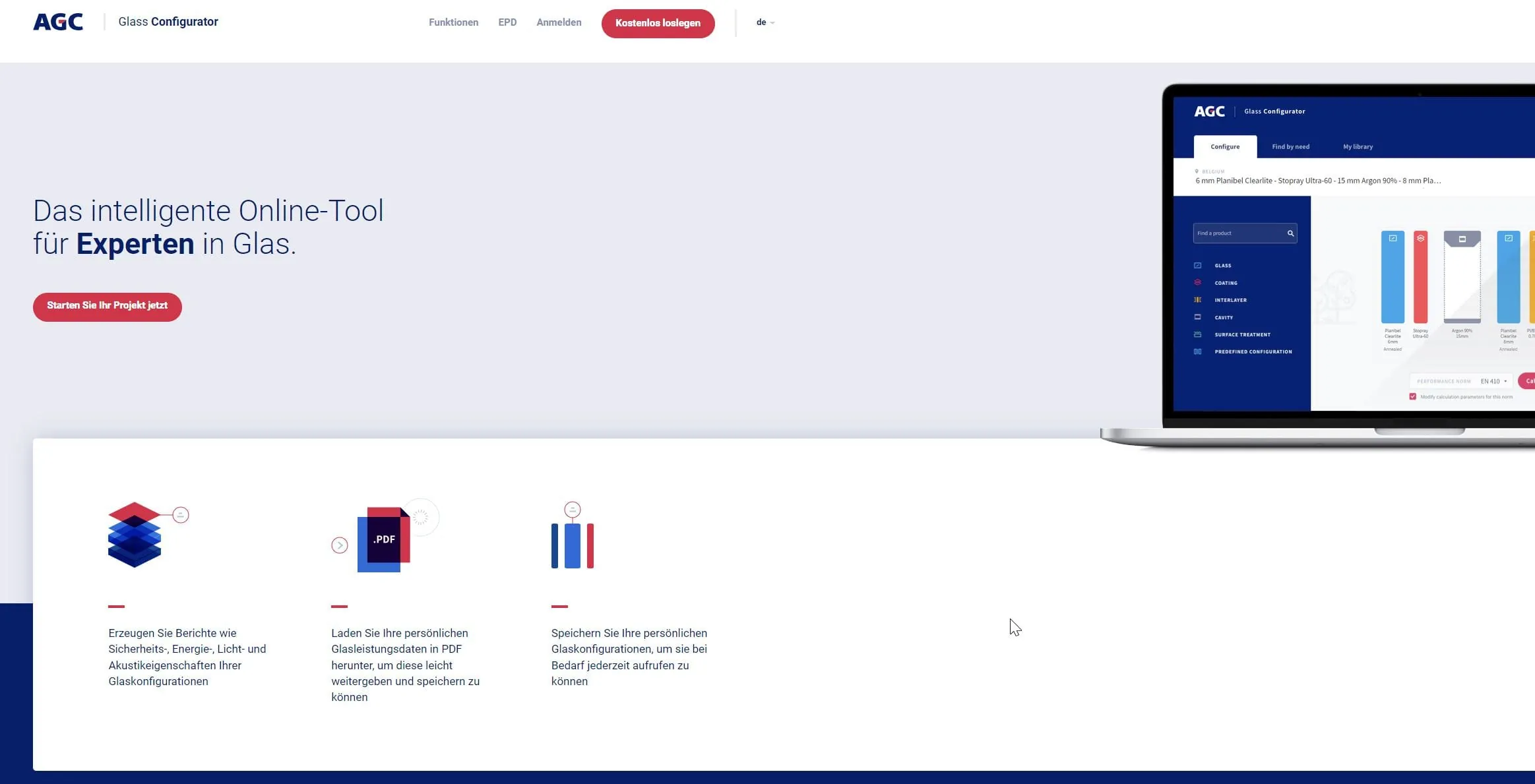 Glass Configurator berechnet jetzt auch EPDs