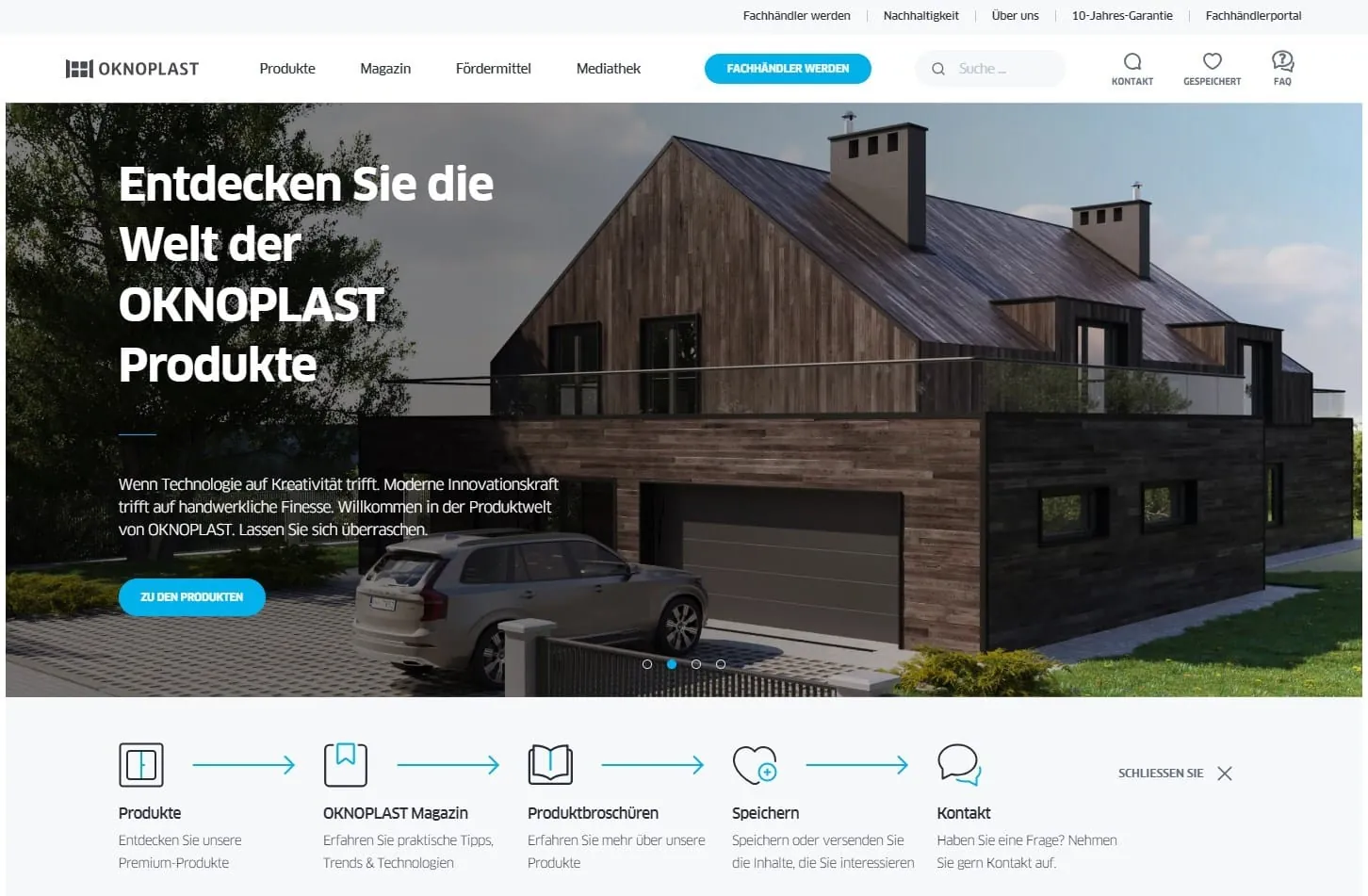 Oknoplast präsentiert neuen Internetauftritt