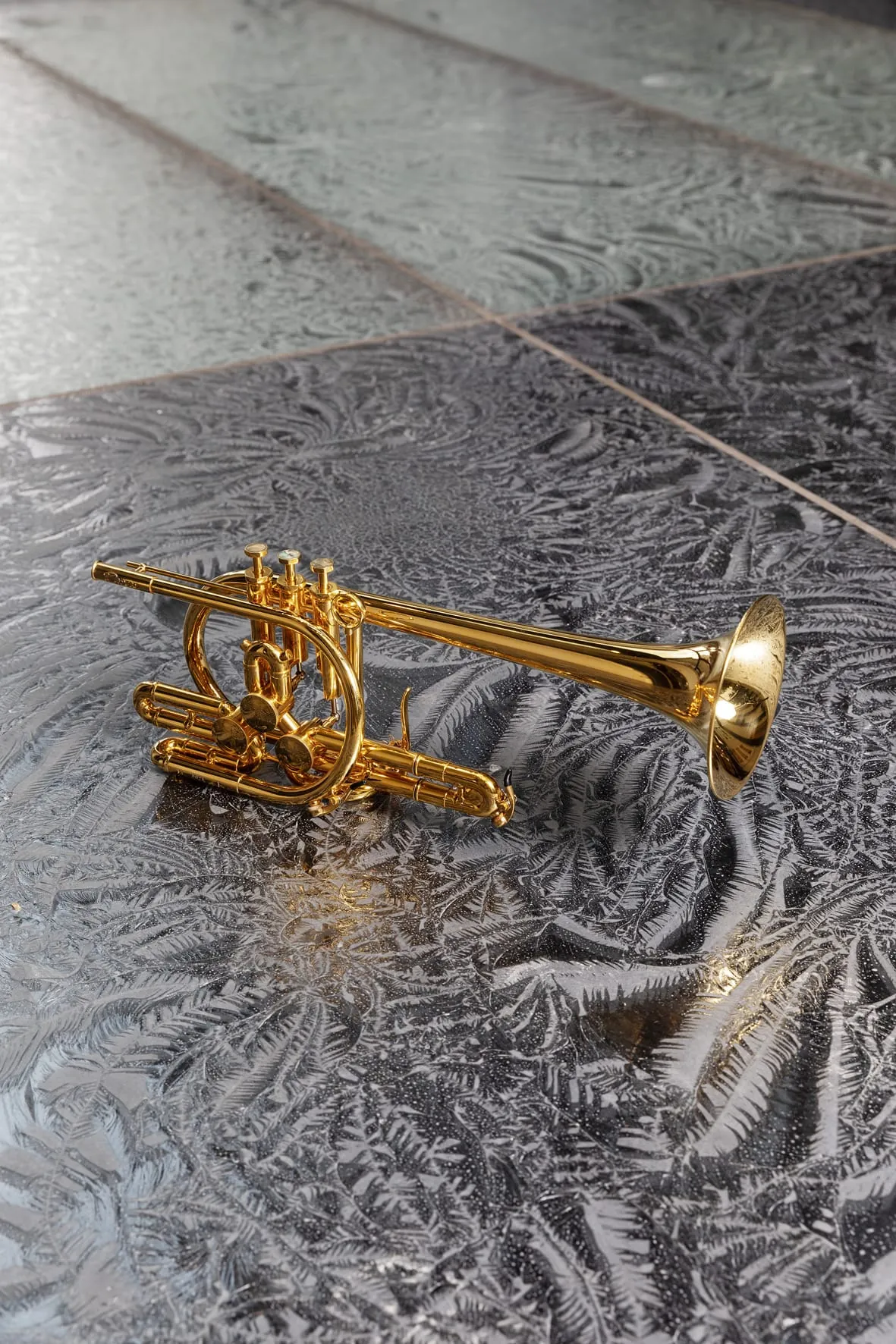 Ein Großteil des Bodens besteht aus ICE-H-Platten von Glas Marte. Die Architekten entschieden sich dafür, weil ihr Erscheinungsbild hervorragend zum Kontext des Gebäudes passt.