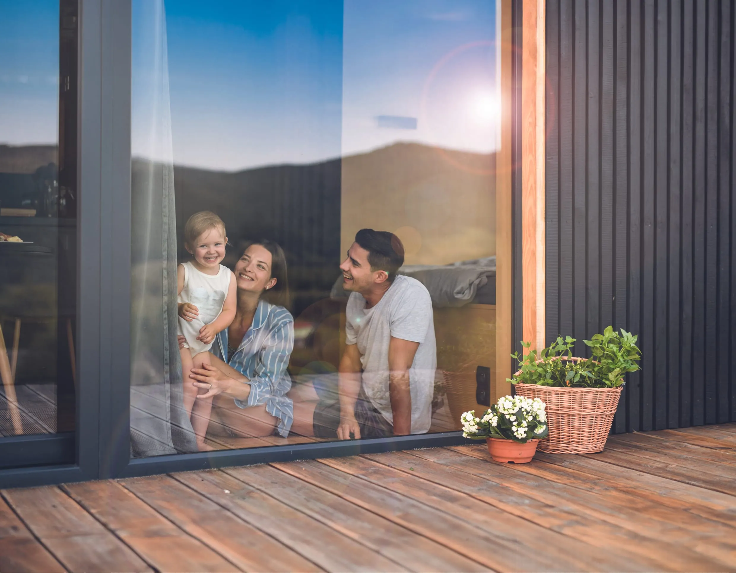 Vier-Jahreszeiten-Glas für den Fenstermarkt