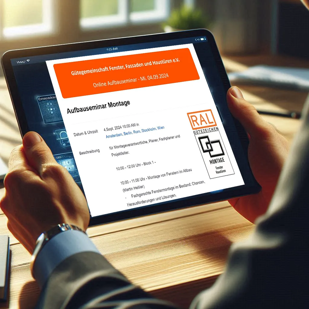 Montage-Webinar im September