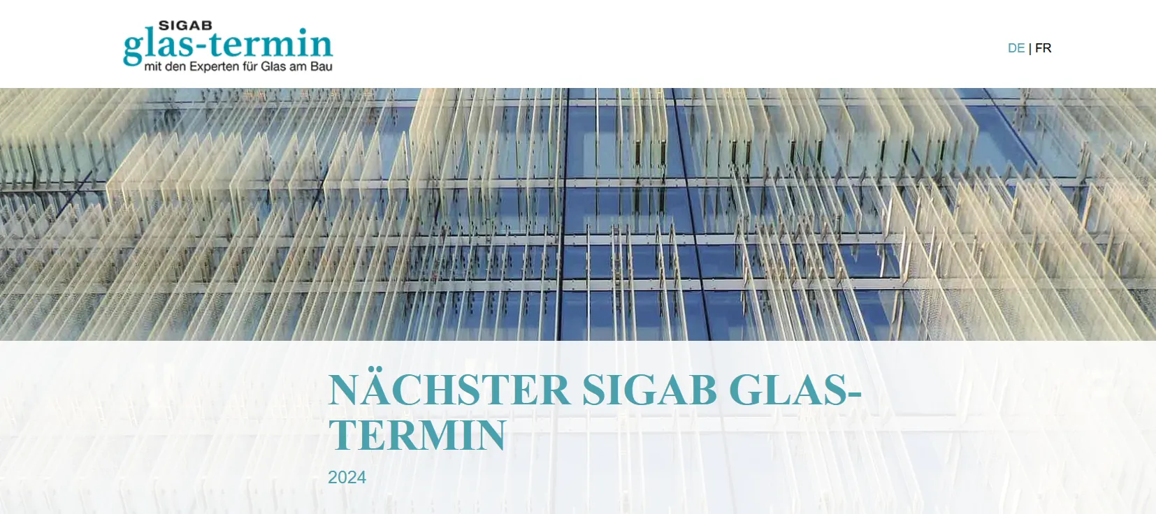 SIGAB lädt zum Glas-Termin 2024 ein