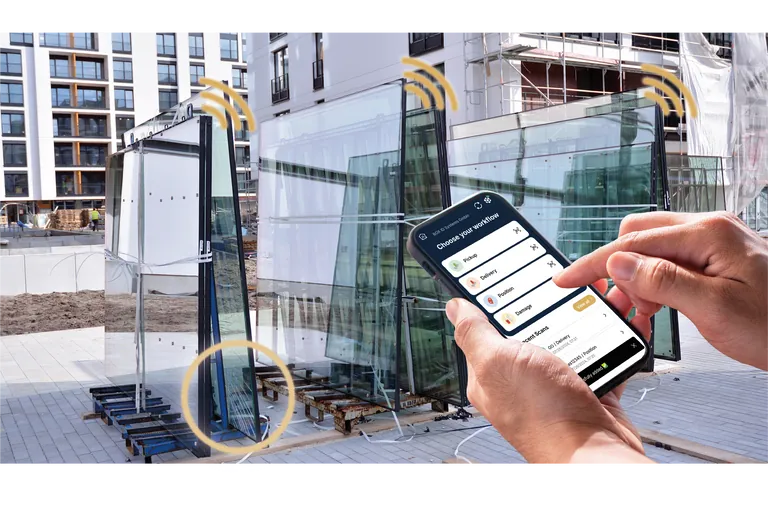 Eine neue App unterstützt Fahrer zukünftig komfortabel und in Echtzeit bei der zuverlässigen Auslieferung beladener und der Rücknahme leerer Transportgestelle.