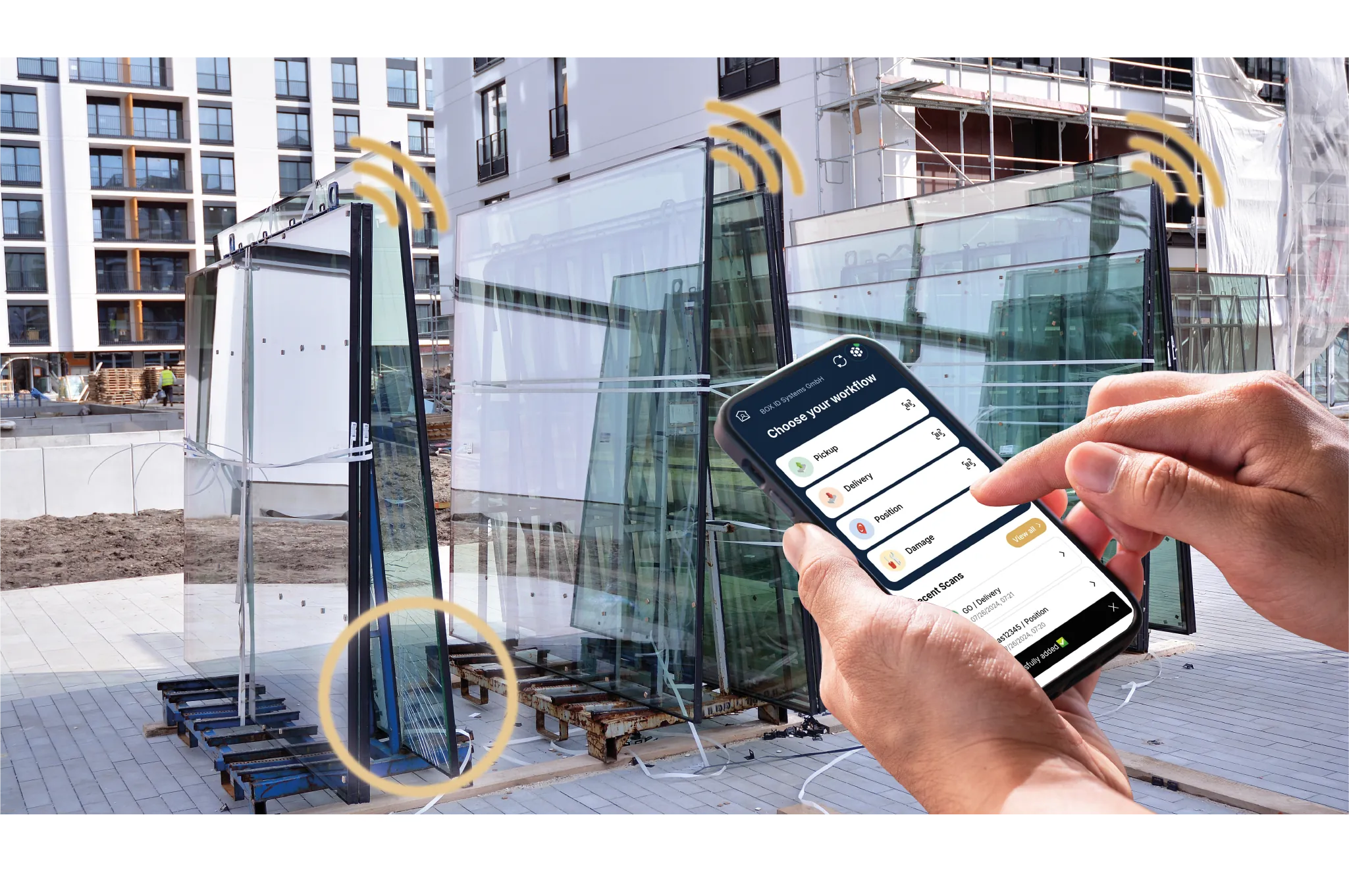 Tracking und Management von Gestellen in der Glasbranche