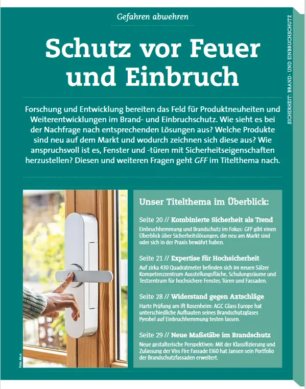 Schutz vor Feuer und Einbruch