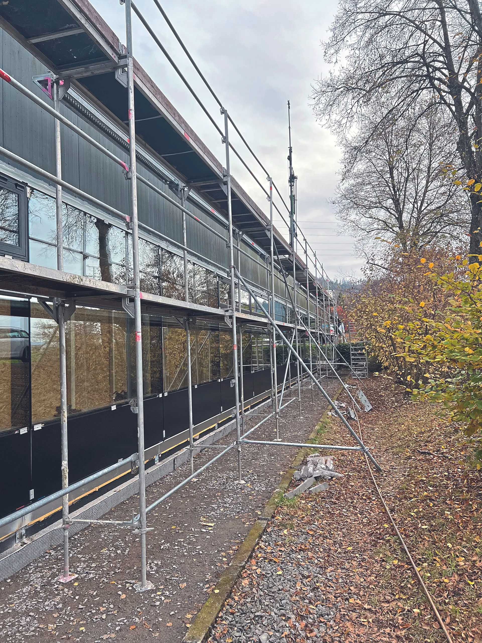 Eigene Fassade als Referenzprojekt