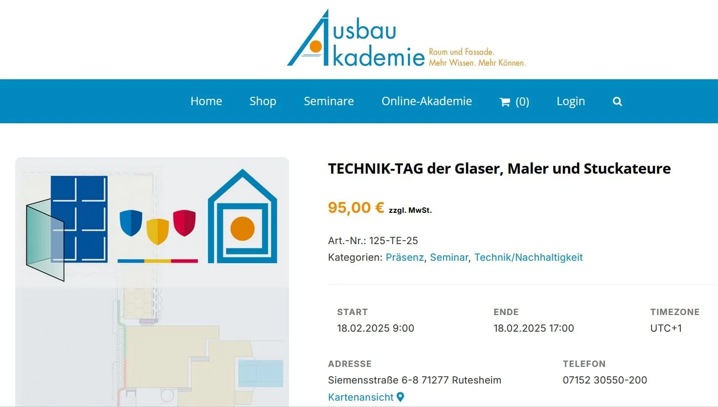 Technik-Tag der Glaser, Maler und Stuckateure