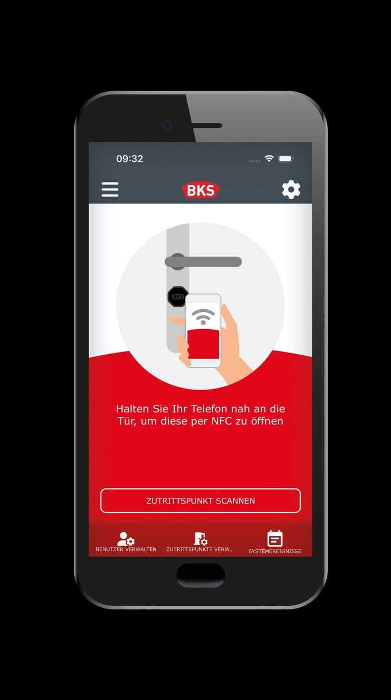 Die BKS I smart App ermöglicht eine intuitive Steuerung und Verwaltung von Zutrittsrechten.