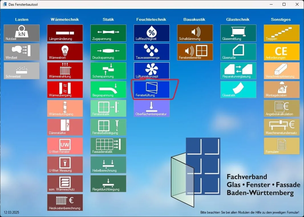 Mit dem Fensterbautool Lüftungskonzepte richtig planen und umsetzen