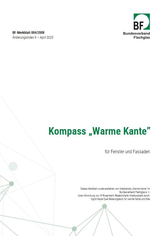 BF-Datenblätter "Warme Kante" aktualisiert