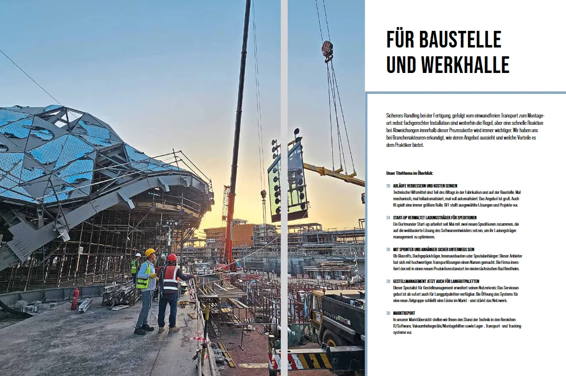 Für Baustelle und Werkhalle