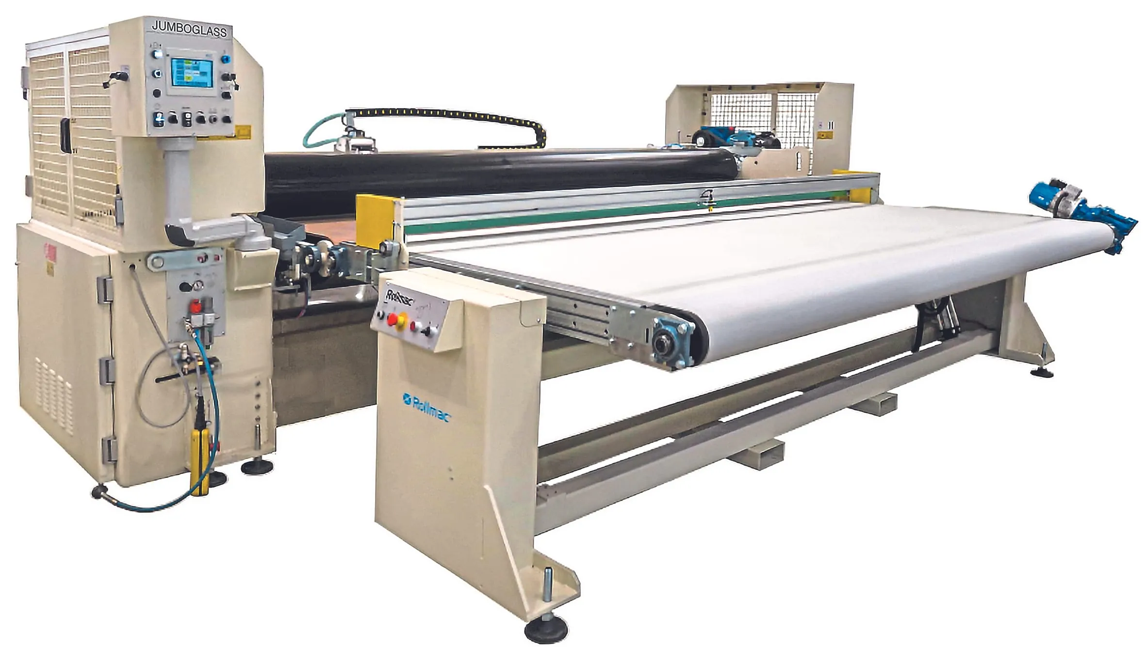 Rollmac: Walzenbeschichtung von Glas