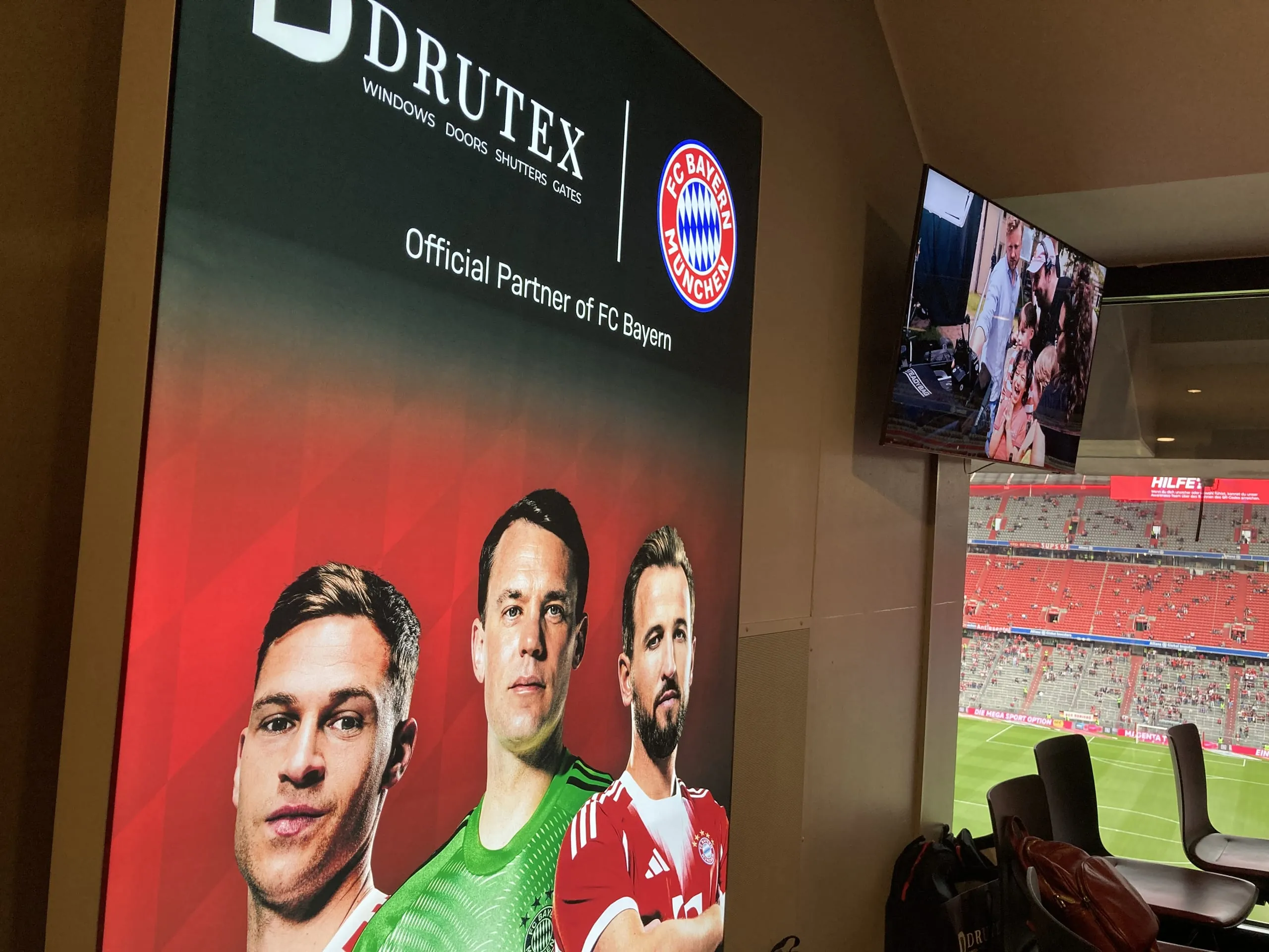 Drutex ist Werbepartner des FC Bayern München