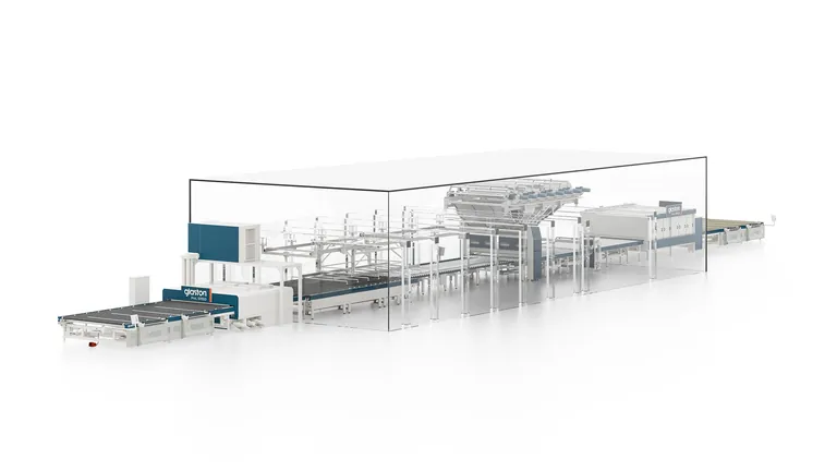 Die Glaston ProL Speed stellt mit vollautomatischem Glashandling, Folienplatzierung und Sandwichbeschnitt eine effiziente und zuverlässige VSG-Verarbeitung sicher.