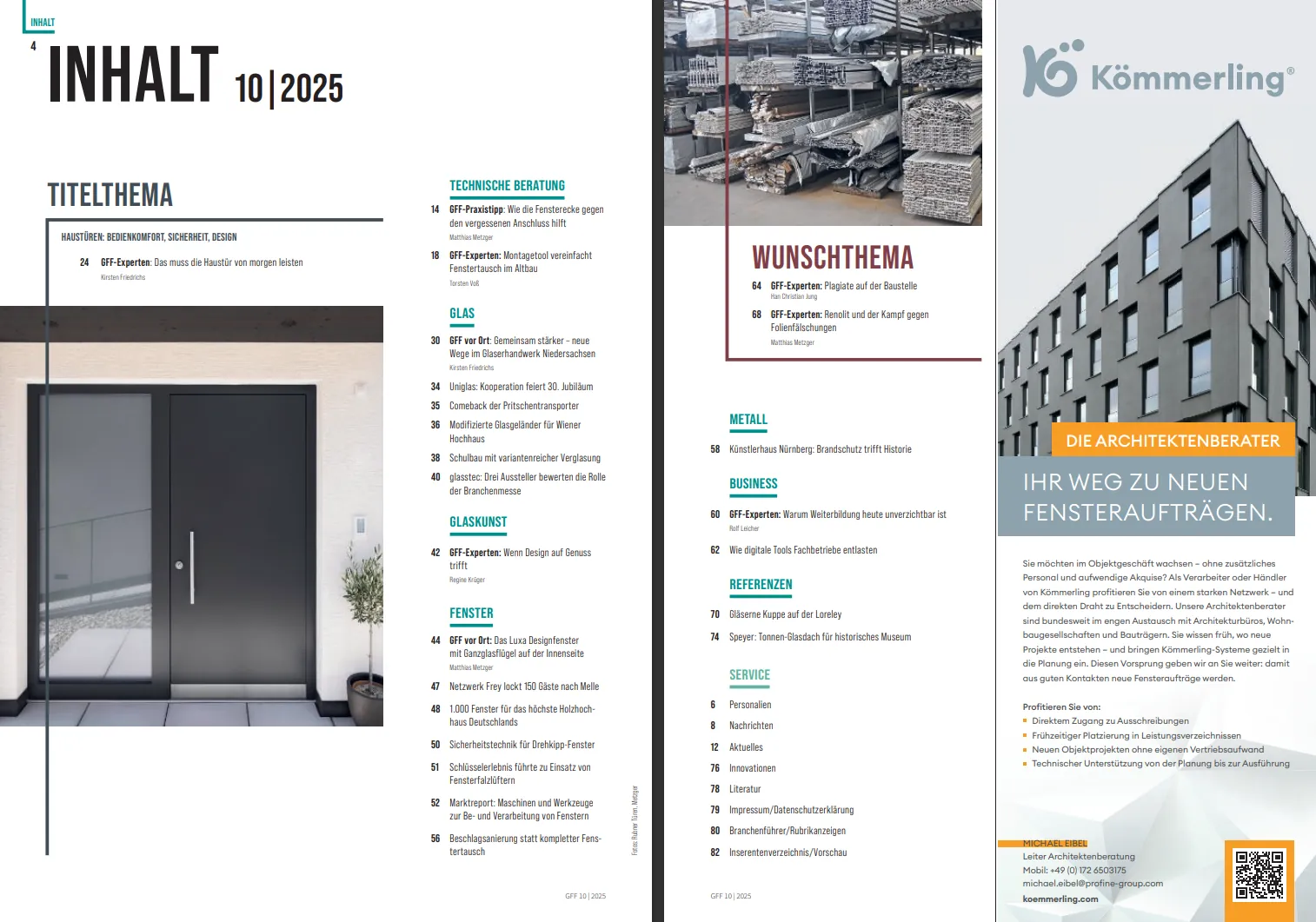 Das lesen Sie in der GFF-Oktoberausgabe