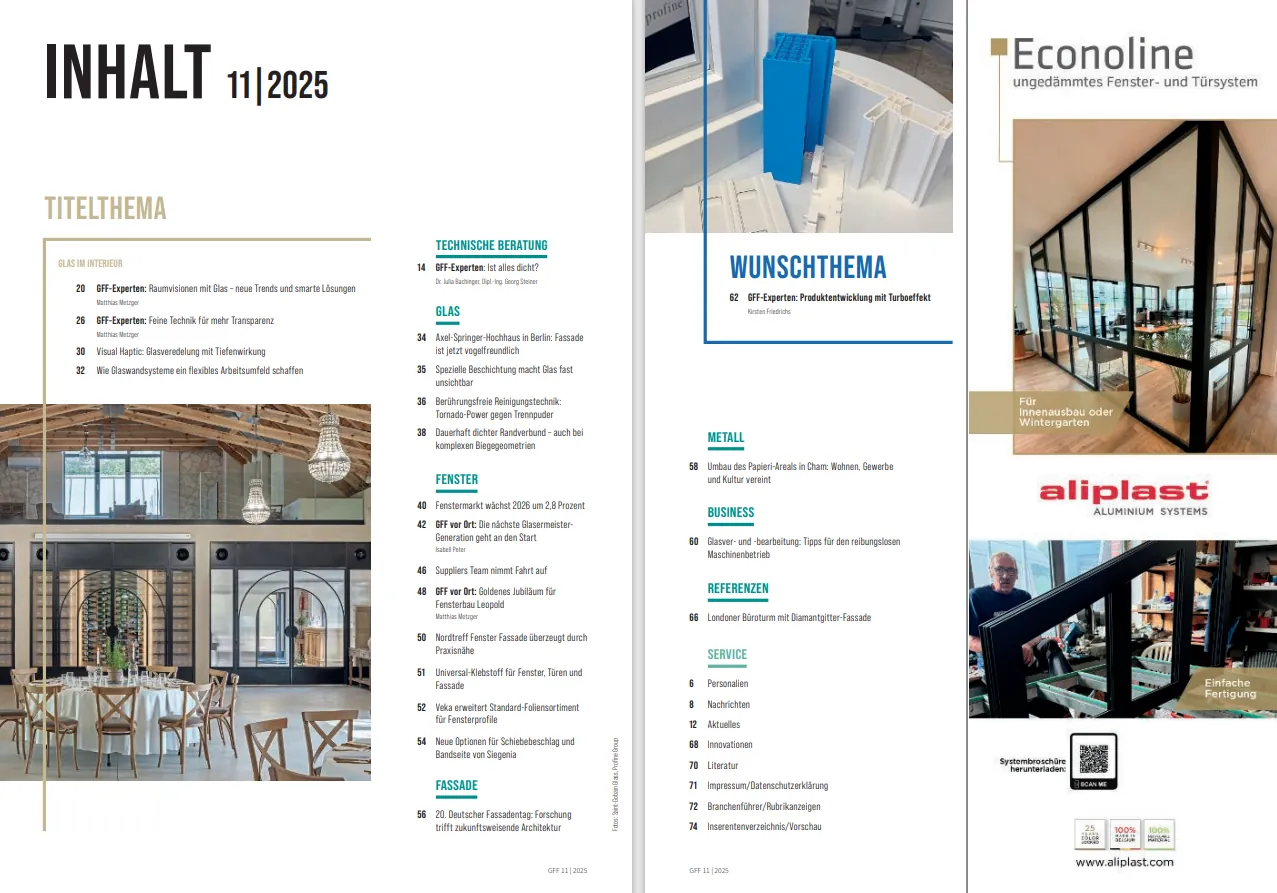 Das lesen Sie in der GFF-Novemberausgabe