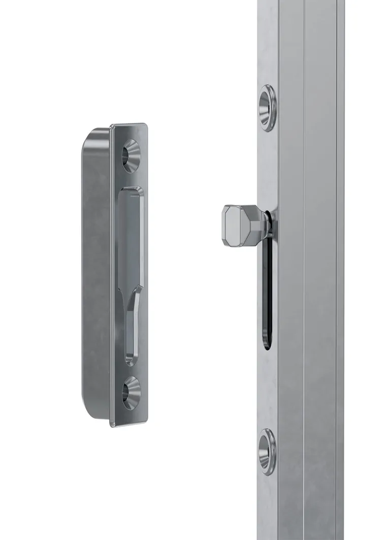 Das neue Riegelbolzen-Getriebe &uuml;berzeugt durch eine dezente Optik ohne abstehende Riegelteile.