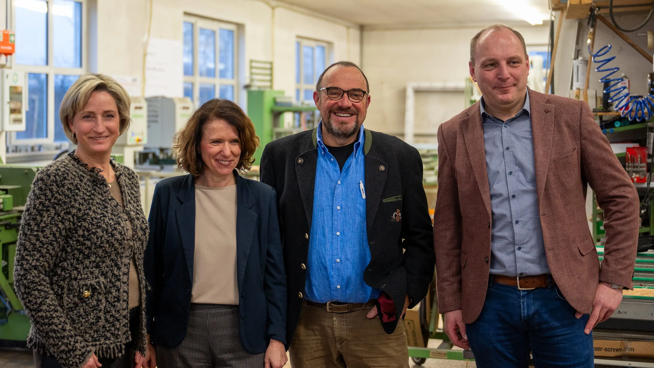 Wirtschaftsministerin besucht Betrieb von LIM Jürgen Sieber