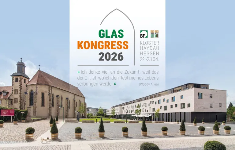 Am 22. und 23. April 2026 findet wieder der Glaskongress des BF und der GGF statt.