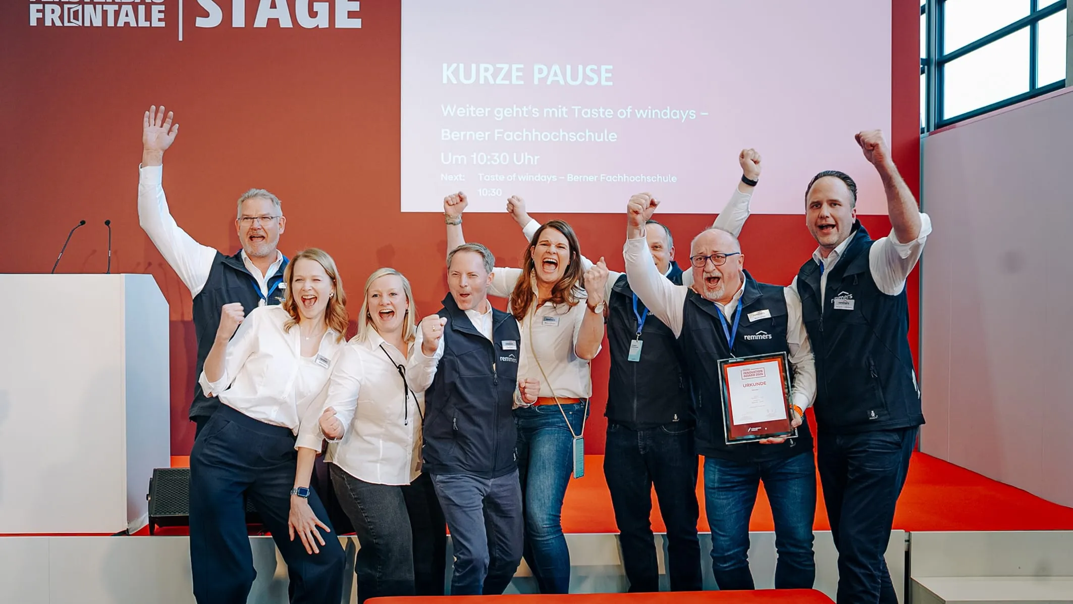 FENSTERBAU FRONTALE 2026: Remmers erhält Innovation Award