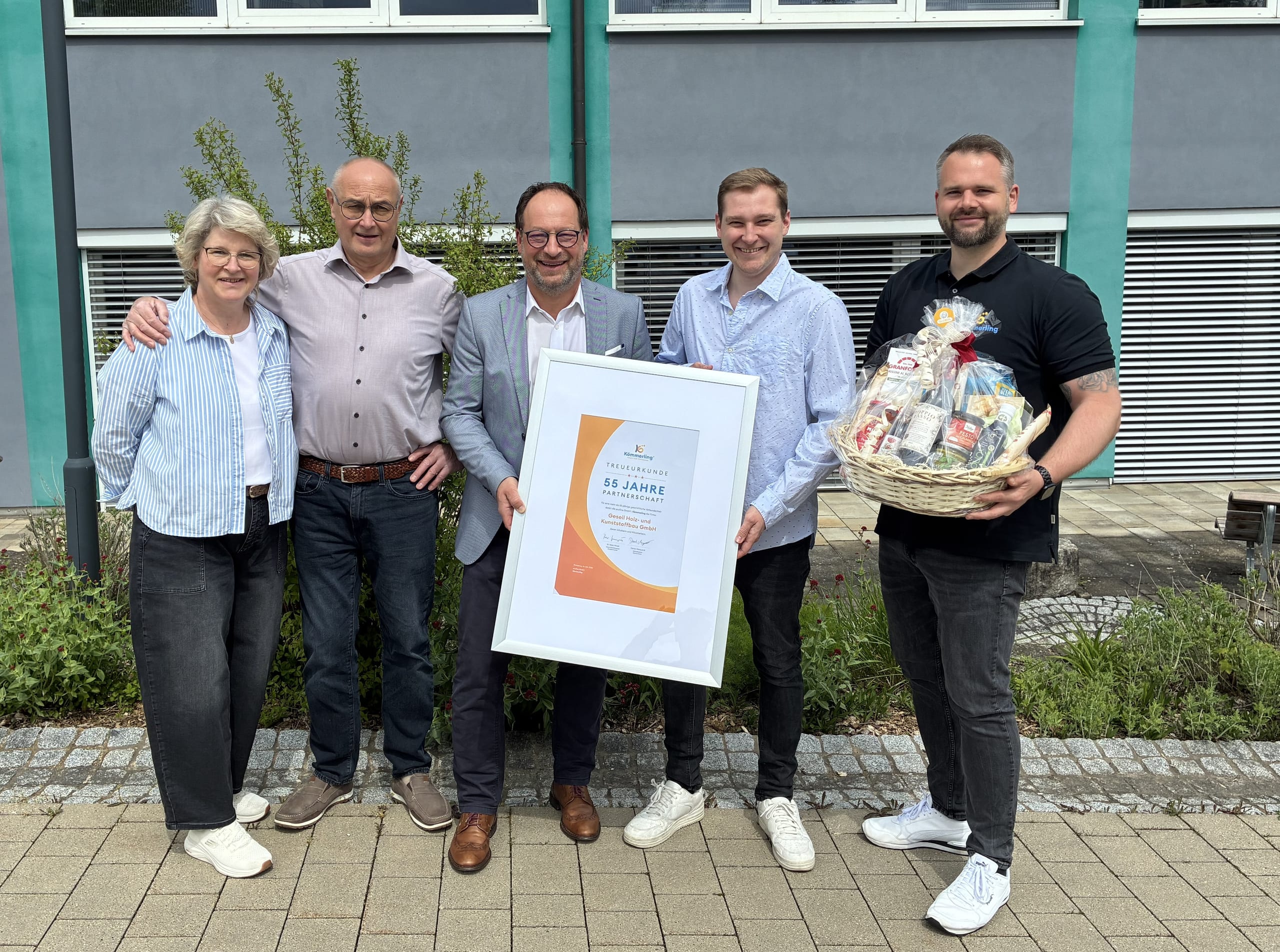 Gesell setzt seit 55 Jahren auf Kömmerling