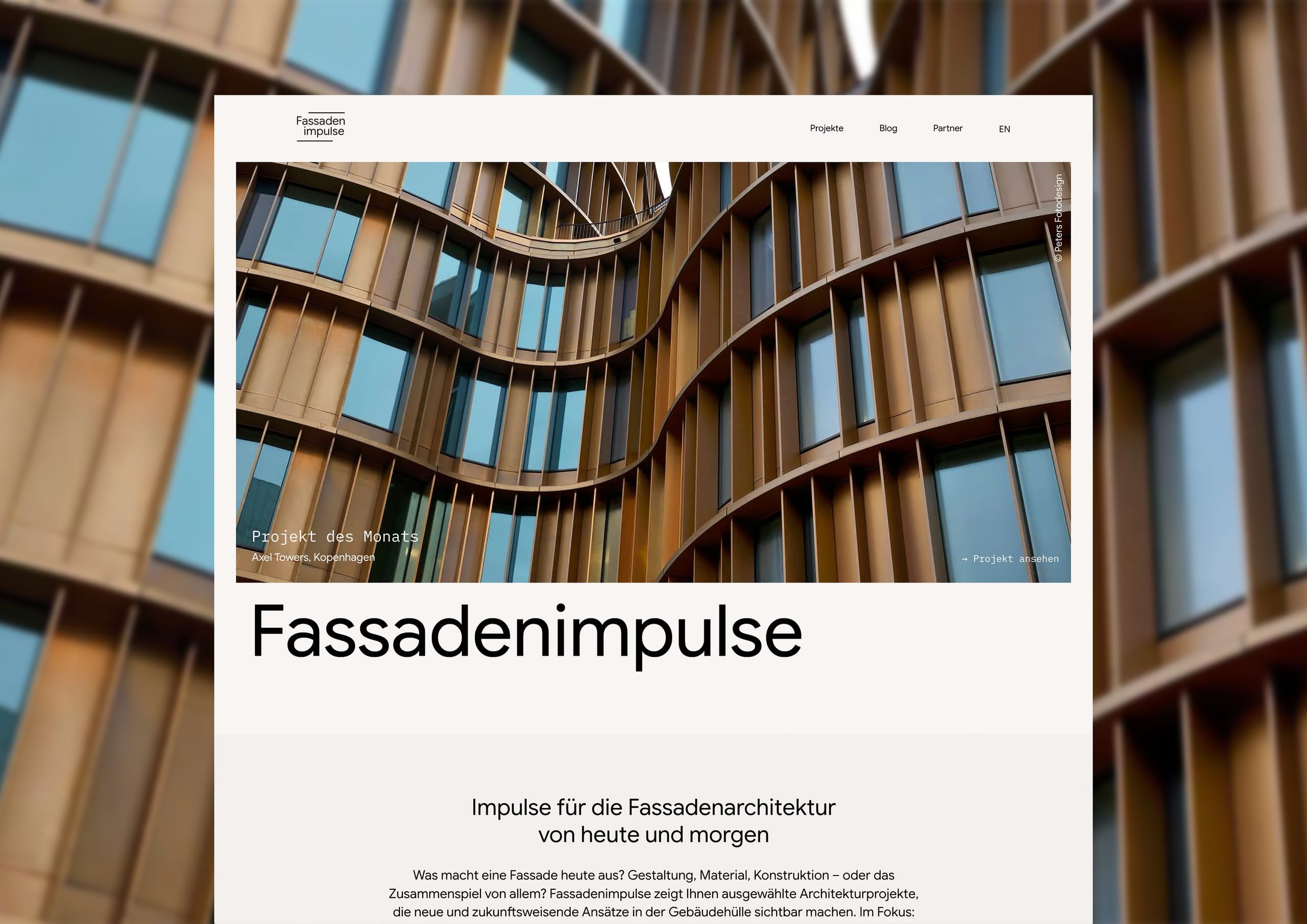 Neues Wissensportal rund um die Fassade