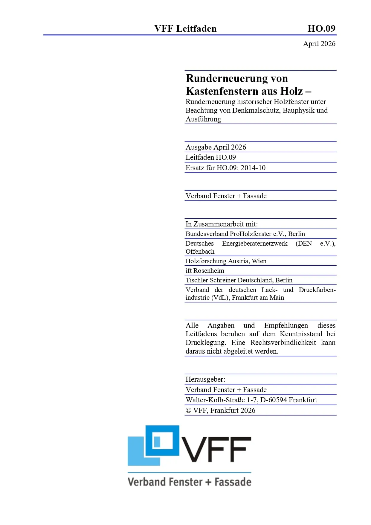 Leitfaden überarbeitet: Runderneuerung von Holz-Kastenfenstern