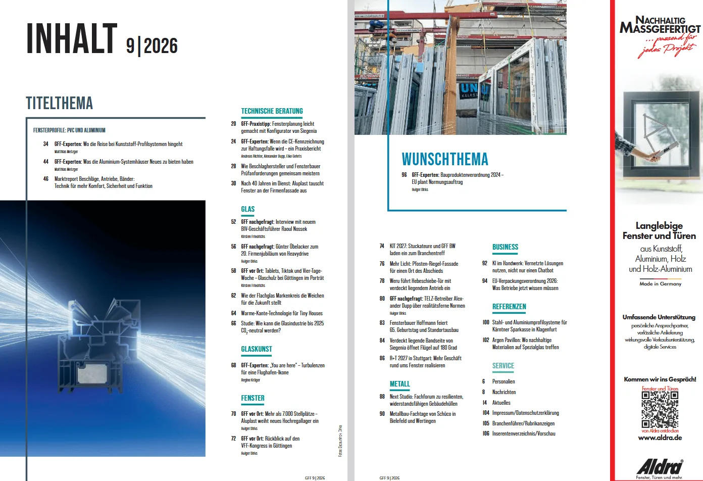 Das bringt GFF in der Septemberausgabe