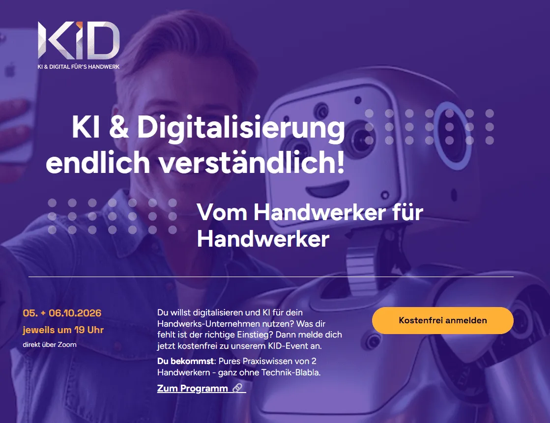 KID-Event: KI-Praxiswissen für Handwerker